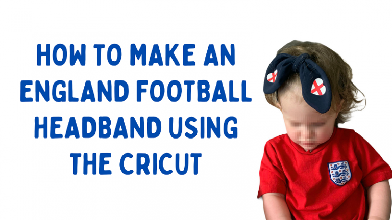 How to Make an England Football Headband Using the Cricut